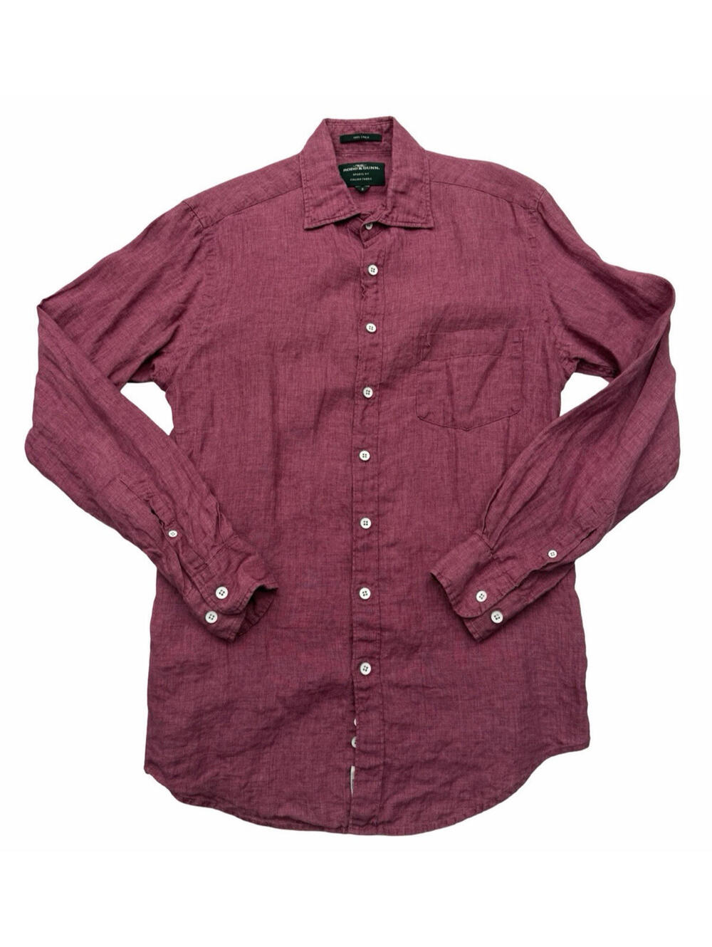 Rodd & Gunn Coromandel Sports Fit Button Up Shirt Berry Size S